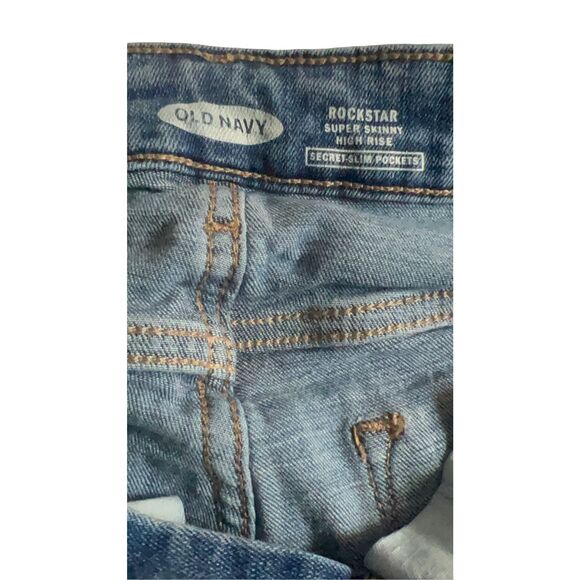 Old Navy Rockstar skinny High rise aJeans size 10 - Picture 6 of 7